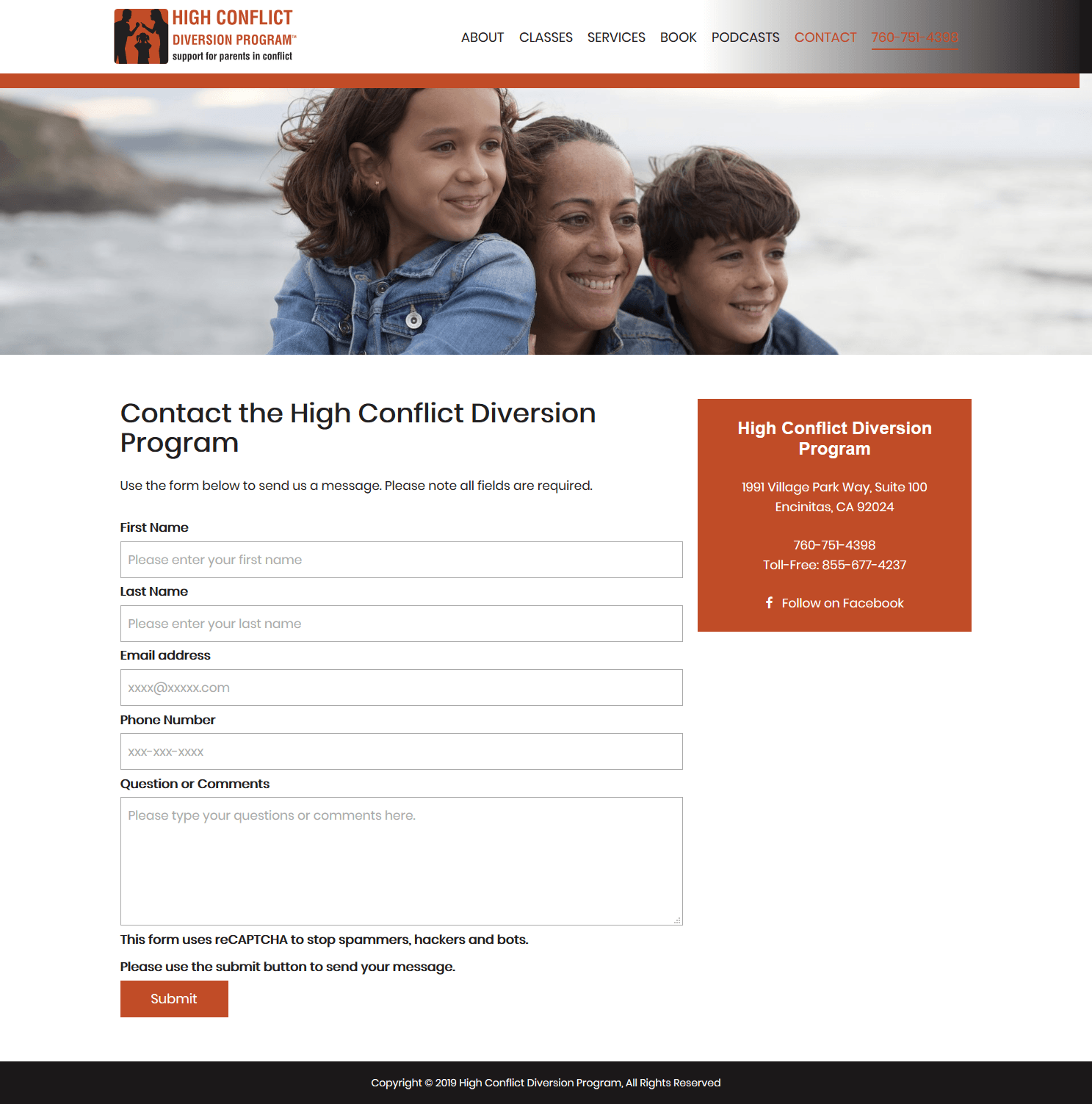 High Conflict Diversion Program Contact