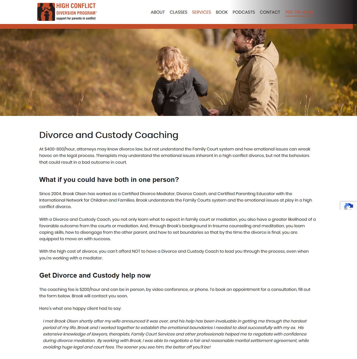 High Conflict Diversion Program Divorce Custody Coaching Full