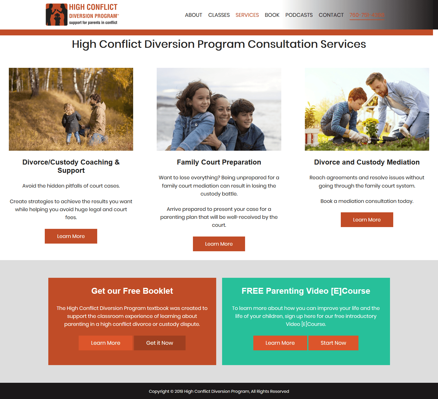 High Conflict Diversion Program Services